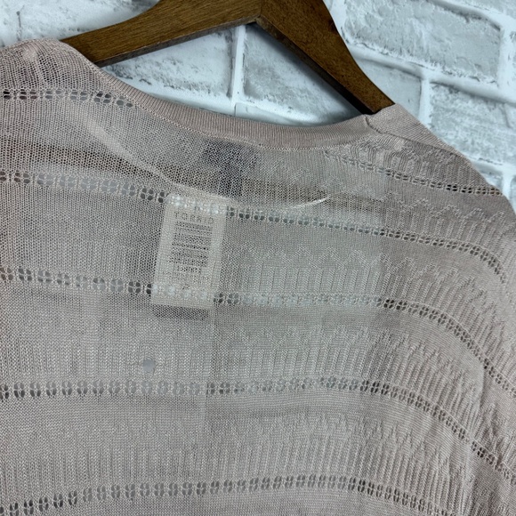 TORRID Mushroom Kimono Neutral Beige Open Knit Cardigan Sweater Womens 1x FLAW - Picture 6 of 7